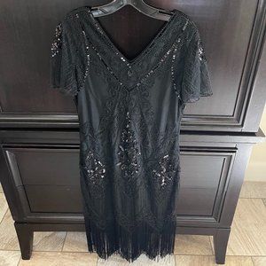 Black Flapper Dress